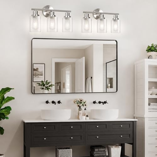 Unicozin Modern Bathroom Light Fixtures, 3 Light Vanity Lights - Image 6