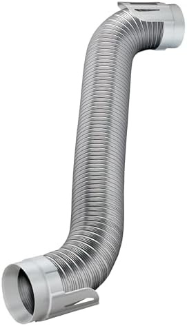 Deflecto Dryer to Vent Hookup Kit, Semi-Rigid Flexible Aluminum Duct 4 inch by Deflecto