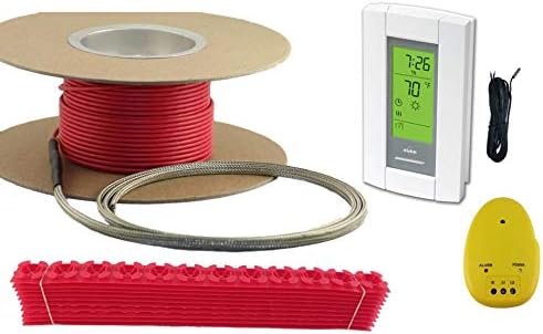 110 Sqft Warming Systems 120 V Electric Tile Radiant Floor Heating Cable by WarmingSystems