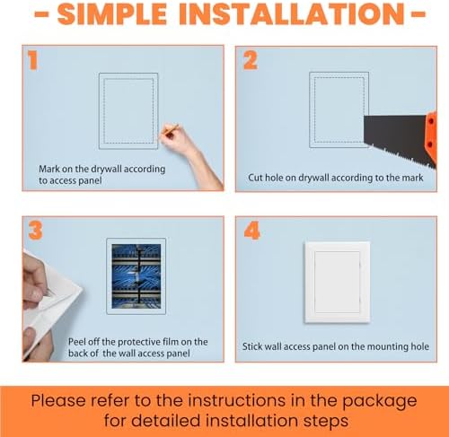 GCGOODS 8" x 12" Self-Adhesive Access Panel - Image 6