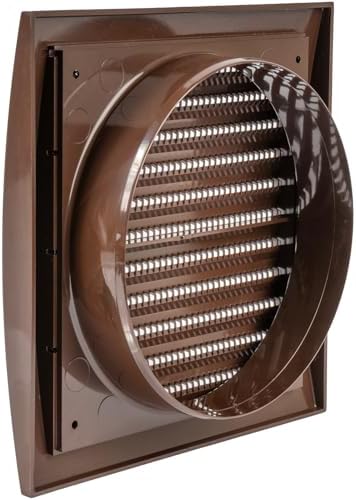 Repa Market 6 Inch Brown Dryer Vent Cover/Duct Cover - Image 7