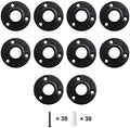 GeilSpace 3/4" Floor Flange, 10 Pack Black Malleable Iron Pipe Fittings by GeilSpace