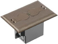 Arlington Industries FLBRF101BR-1 Retrofit Electrical Floor Box by Arlington