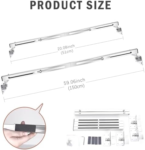 Undermount Sink Brackets Heavy Duty, Adjustable Undermount Sink Support - Image 5