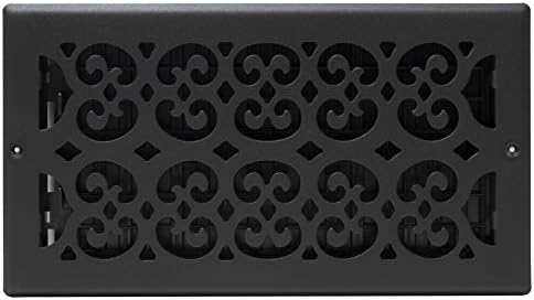 Decor Grates ST612W Scroll Design Wall/Ceiling Register, 6x12 Inches, Textured - Image 2
