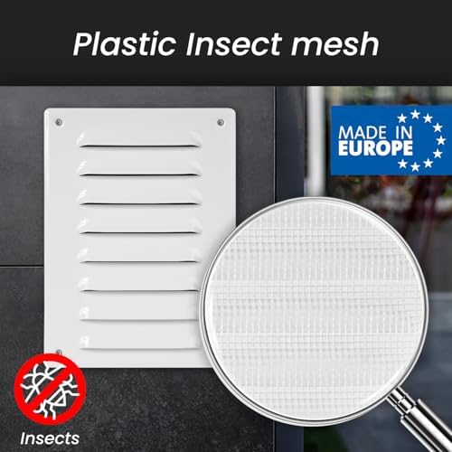 Repa Market 10" x 4" Inch Scratch Resistant White Air Vent Cover - Image 4