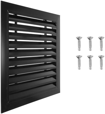 PATIKIL 18 x 18 Inch Gable Vent, 16 x 16 Inch Duct Opening Size by PATIKIL