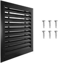PATIKIL 18 x 18 Inch Gable Vent, 16 x 16 Inch Duct Opening Size by PATIKIL