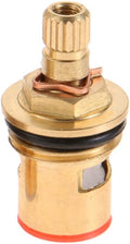 Faucet Ceramic Stem Cartridge Valve, G1/2" Brass Tap Ceramic Disc Cartridge by TOOLSTAR