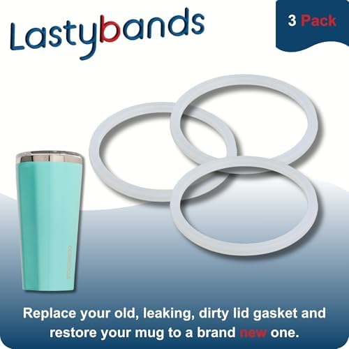 Lid Seals replacement for Corkcicle 24 Ounce Tumbler Lid, 3 Pack - Image 6