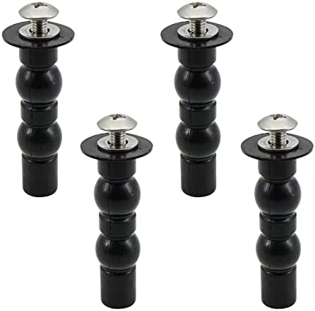 Toilet Seat Hinge Screw Kit for TOTO, Top Mount Toilet, 4 Pack by LycheeLightToiletParts