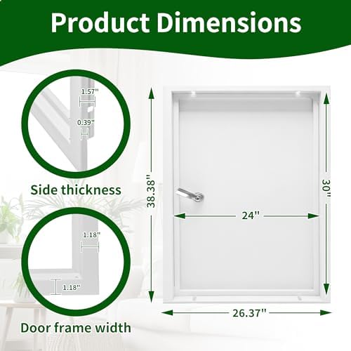 24 x 30 Access Panel for Drywall, Thicken 1.2mm Ceiling Access Panel for Drywall - Image 2