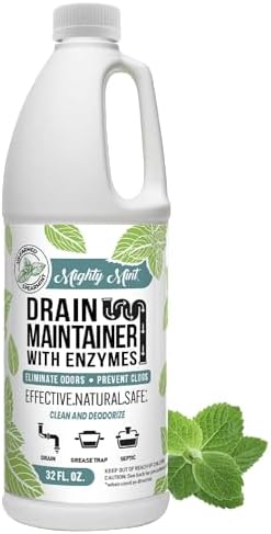 Mighty Mint Enzyme Drain Maintainer – Drain Cleaner & Deodorizer by MightyMint