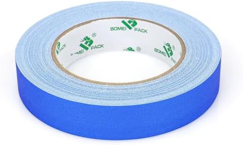 BOMEI PACK Blue Gaffer Tape, Matte Non-Reflective, 1inch x 30yds No Residue - Image 2