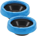 2pcs Toilet Wax Ring Replacement Kit Compatible Toilets Leak Seal Easy by HOLIDYOYO