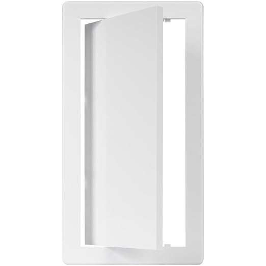 6" x 12" White Plastic Access Panel. Service Shaft Door Panel. Plumbing - Image 6