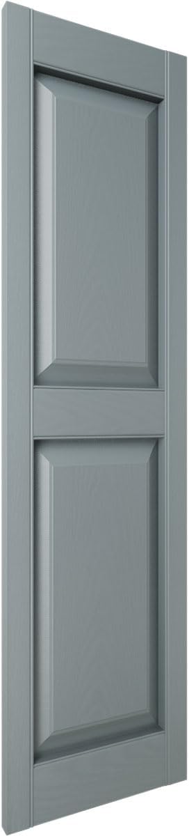 14.75 in. W x 63 in. H Builders Edge, Standard Two Equal Panels, Raised Panel - Image 3