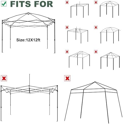 12x12 Canopy Replacement Top - Image 6