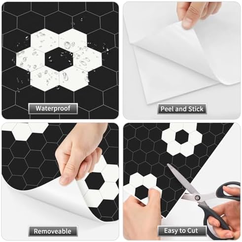 MORCART Peel and Stick Floor Tile, Vinyl Flooring Waterproof, DIY Flooring - Image 3