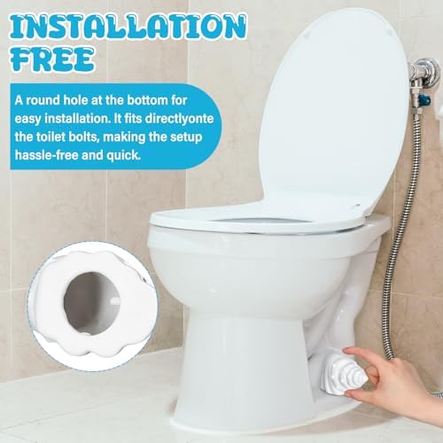 Wonderjune 2 Pack Toilet Bolt Covers Ceramic Bathroom - Image 5