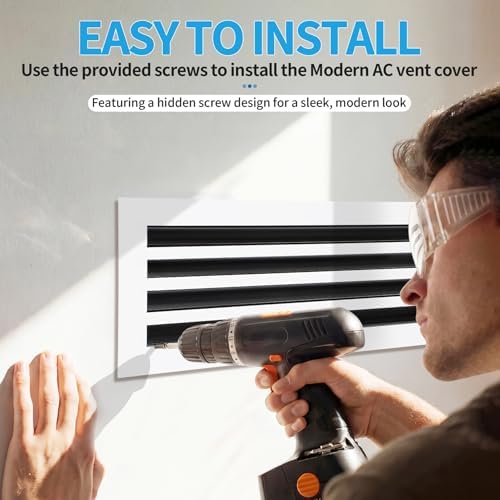 26x8 Modern AC Vent Cover, Decorative Air Vent Register Grille - Image 4