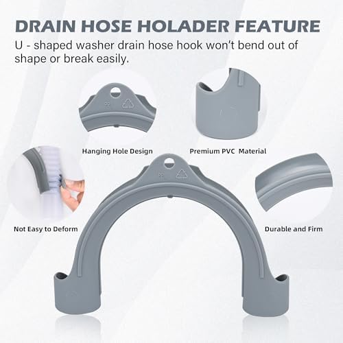 U-Shaped Washing Machine Drain Hose Holder Hook - Image 6
