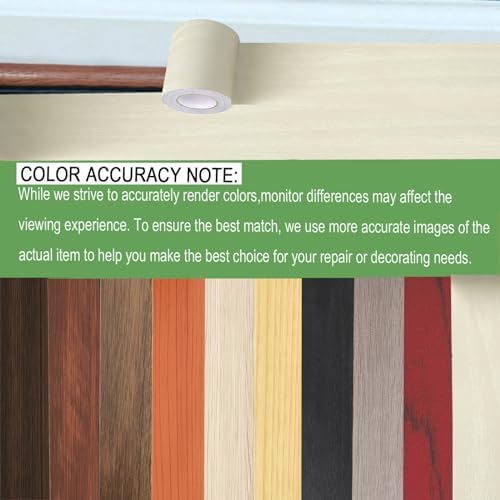 Wood Grain Repair Tape, 2.4 inch X 32ft Self Adhesive Wood Colored Tape - Image 3