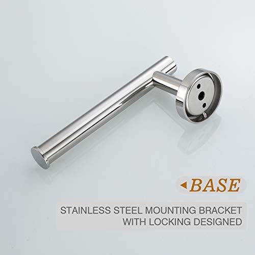 USHOWER Polished Chrome Toilet Paper Holder - Image 6