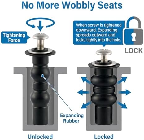 Universal Toilet Seat Bolts Replacement - Image 4