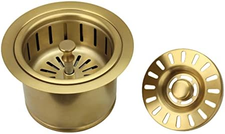 Akicon Kitchen Sink Brass Gold Finish Garbage Disposal Flange Stopper, One Size - Image 4
