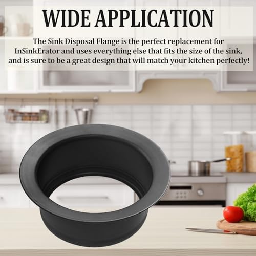 FLG-MTBLK for Insinkerator Kitchen Sink Flange for Insinkerator Kitchen Garbage - Image 3