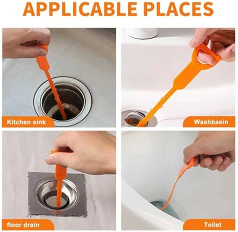 Drain Snake Clog Remover 6 Pack 20 Inch - Image 5
