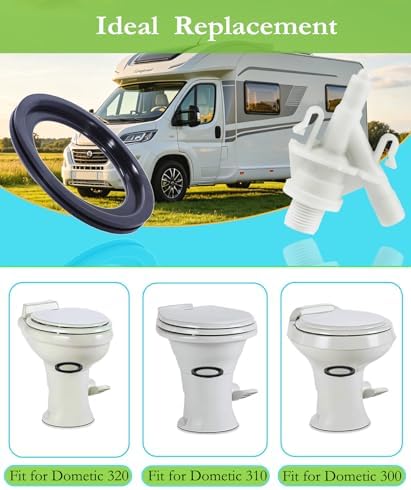 Upgraded RV Toilet Valve Replacement Kit Compatible - Image 2
