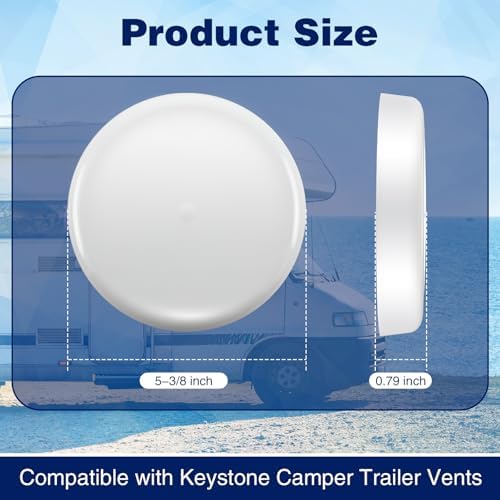1 Pack RV Mushroom Vent Cap Compatible - Image 2