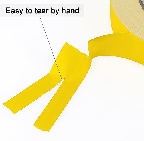BOMEI PACK Yellow Gaffer Tape, Matte Non-Reflective, 1inch x 30yds No Residue - Image 4