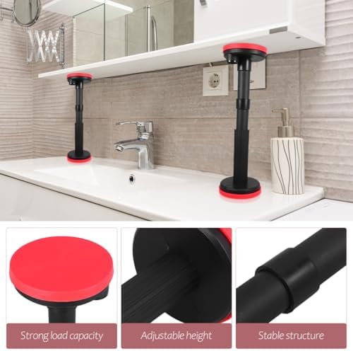 Uonlytech 2Pcs Adjustable Support Pole Telescopic Support Rods - Image 3