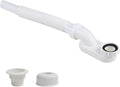 Flexible Bathtub Drain Pipe, Upgraded No-leak Low Profile 1 1/2 P Flat Drainage by YYINNO
