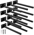 LEOPO 12-Pack 8 inch Floating Shelf Brackets, Hidden Shelf Bracket by FinestHomeDecor