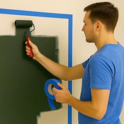 Blue Masking Tape, Colored Painters Tape - Image 6