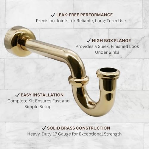 Westbrass A400-1-01 1-1/2" OD 17 gauge P-Trap - Image 6