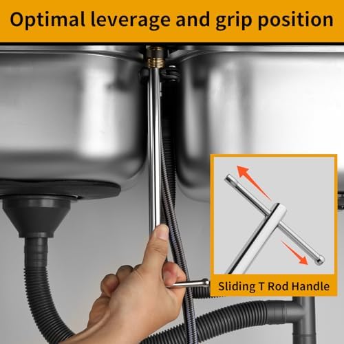 GRENPRO 11" Adjustable Basin Wrench Sink Faucet Tight Spaces Plumbing Tool - Image 5
