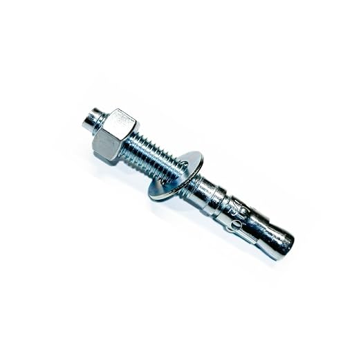 MIGHTY FASTENERS Zinc-Plated Steel Wedge Anchors, 1/2" X 2-3/4" by We%E2%80%99reFastenedtoYourNeeds