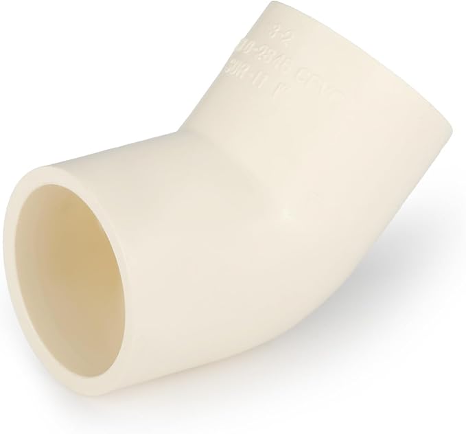 10 Pack EFIELD CPVC 45-Degree Elbow Fittings, - Image 2