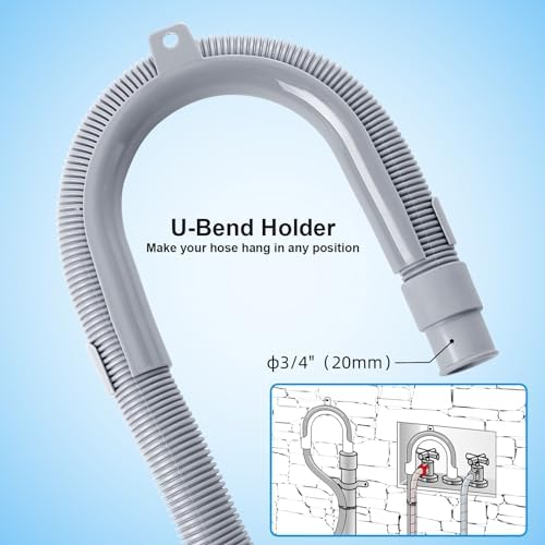 Elyfree Washing Machine Drain Hose, 12 Feet Universal Dishwasher Drain Hose - Image 6