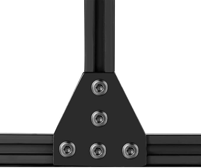 6Sets 2020 Corner Bracket Connectors 5 Hole T Shape Joint Plates - Image 4