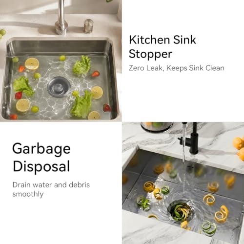 Kitchen Sink Garbage Disposal Flange and Stopper - Image 5