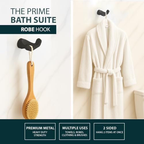 Mega Handles Bathroom Accessory Set Matte Black - Image 6