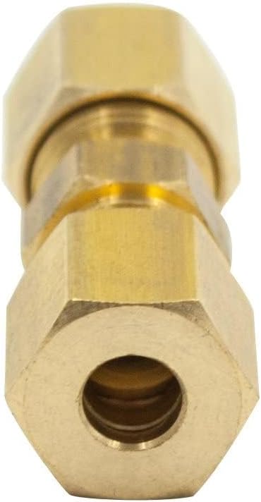 Brass Compression Tube Fitting, 5/16" OD x 5/16" OD - Image 5
