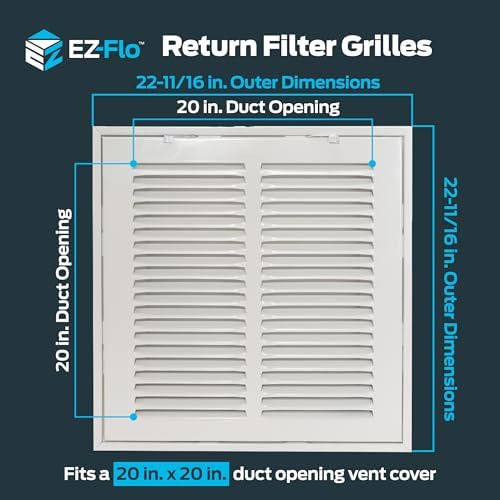 EZ-FLO 20 x 20 Inch Return Air Vent Cover - Image 2