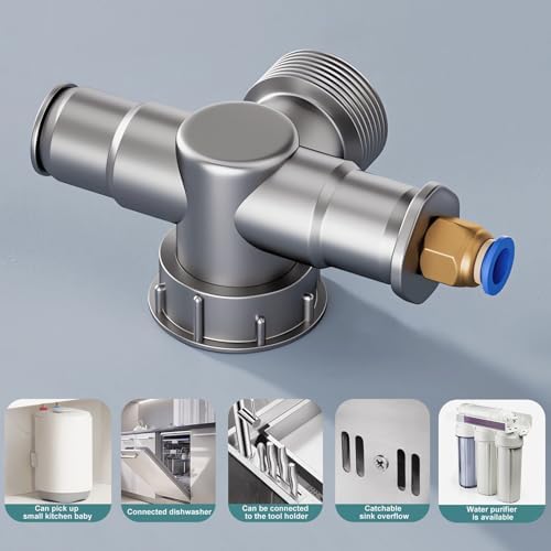 Single Sink Kitchen Sink Drain Kit Space Saving Flexible Drain Pipe Flexible - Image 5